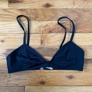 Reformation Black Bikini Top